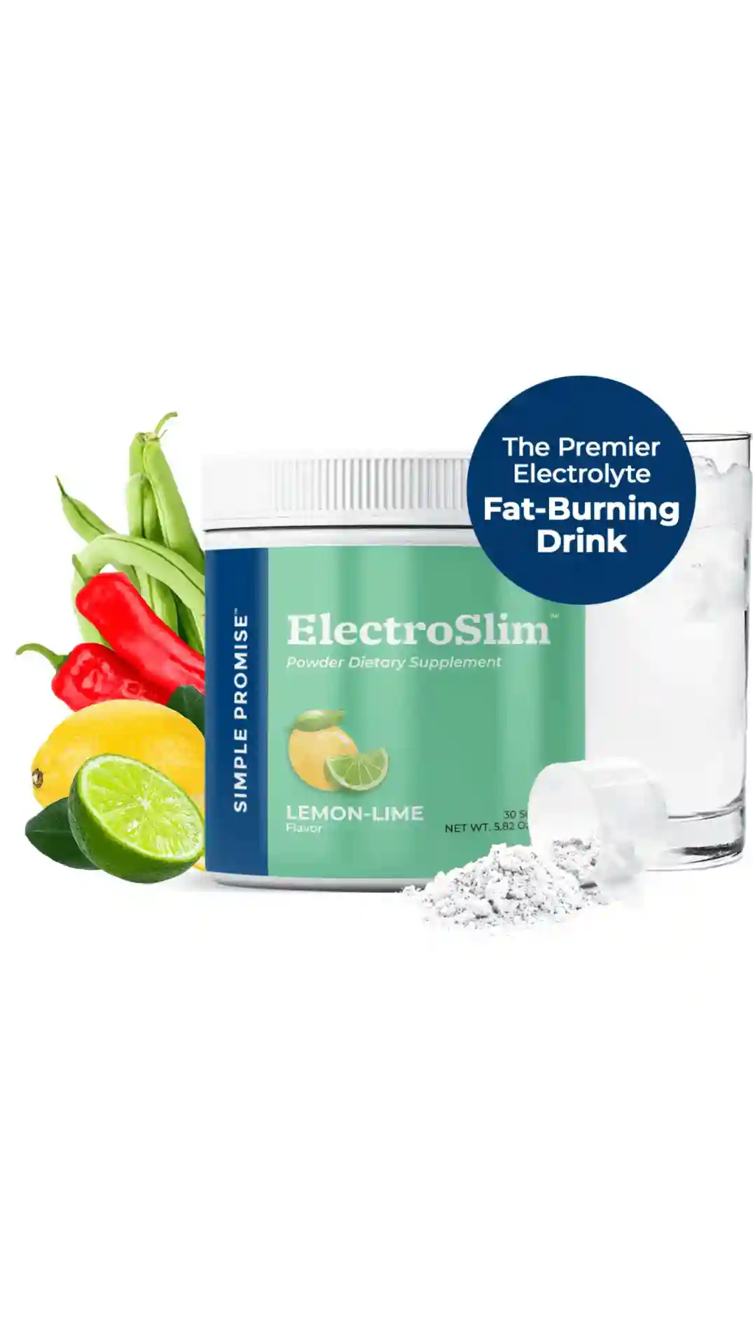 ElectroSlim single bottle official supplement powder